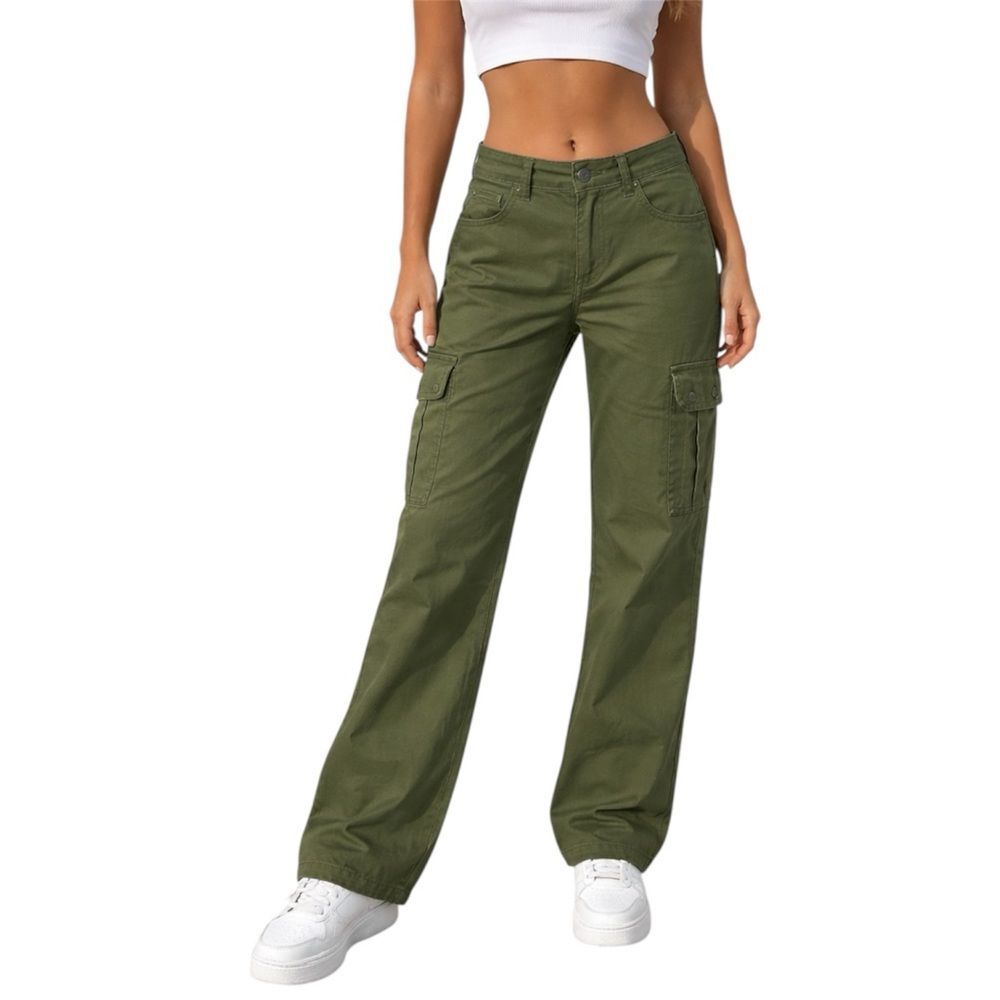 Urban Outfitters BDG Khaki Military Green Cargo Straight Leg Pants